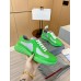 Prada America's Cup Sneakers in Green Rubber and Bike Fabric