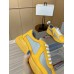 Prada America's Cup Sneakers in Yellow Rubber and Bike Fabric