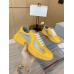 Prada America's Cup Sneakers in Yellow Rubber and Bike Fabric