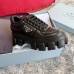 Prada Women's Sneakers in Black Padded Nappa Leather Prada Women's Sneakers in Black Padded Nappa Leather