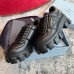 Prada Women's Sneakers in Black Padded Nappa Leather Prada Women's Sneakers in Black Padded Nappa Leather