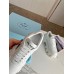 Prada Women's Sneakers in White Padded Nappa Leather Prada Women's Sneakers in White Padded Nappa Leather