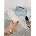 Prada Slip-on Sneakers in Black/Beige Embroidered Fabric Prada Slip-on Sneakers in Black/Beige Embroidered Fabric