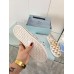 Prada Slip-on Sneakers in White/Beige Embroidered Fabric Prada Slip-on Sneakers in White/Beige Embroidered Fabric