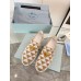 Prada Slip-on Sneakers in White/Beige Embroidered Fabric Prada Slip-on Sneakers in White/Beige Embroidered Fabric