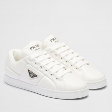 Prada Women's Sneakers in White Nappa Leather Prada Women's Sneakers in White Nappa Leather