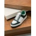 Saint Laurent Men's SL/61 Sneakers in Green and White Leather Saint Laurent Men's SL/61 Sneakers in Green and White Leather