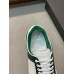 Saint Laurent Men's SL/61 Sneakers in Green and White Leather Saint Laurent Men's SL/61 Sneakers in Green and White Leather