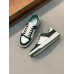 Saint Laurent Men's SL/61 Sneakers in Green and White Leather Saint Laurent Men's SL/61 Sneakers in Green and White Leather