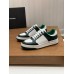 Saint Laurent Men's SL/61 Sneakers in Green and White Leather Saint Laurent Men's SL/61 Sneakers in Green and White Leather