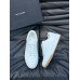 Saint Laurent Men's SL/61 Sneakers in White Perforated Leather
