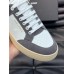 Saint Laurent Men's SL/61 Sneakers in Grey and White Leather