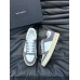 Saint Laurent Men's SL/61 Sneakers in Grey and White Leather
