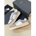 Saint Laurent Women's SL/61 Sneakers in Grey and White Leather Saint Laurent Women's SL/61 Sneakers in Grey and White Leather