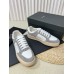 Saint Laurent Women's SL/61 Sneakers in Grey and White Leather Saint Laurent Women's SL/61 Sneakers in Grey and White Leather