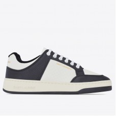 Saint Laurent Women's SL/61 Sneakers in Black and White Leather Saint Laurent Women's SL/61 Sneakers in Black and White Leather