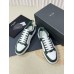 Saint Laurent Women's SL/61 Sneakers in Green and White Leather Saint Laurent Women's SL/61 Sneakers in Green and White Leather