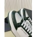 Saint Laurent Women's SL/61 Sneakers in Green and White Leather Saint Laurent Women's SL/61 Sneakers in Green and White Leather