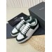 Saint Laurent Women's SL/61 Sneakers in Green and White Leather Saint Laurent Women's SL/61 Sneakers in Green and White Leather