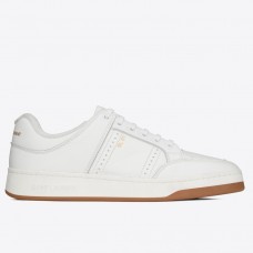 Saint Laurent Women's SL/61 Sneakers in White Calfskin Saint Laurent Women's SL/61 Sneakers in White Calfskin