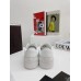 Valentino Women's Open Sneakers with Silver Metallic Stripe Valentino Women's Open Sneakers with Silver Metallic Stripe