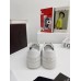 Valentino Women's Open Sneakers with Black Leather Stripe Valentino Women's Open Sneakers with Black Leather Stripe