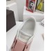 Valentino Women's Open Sneakers with Pink Leather Stripe