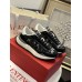 Valentino Women's Lacerunner Sneakers in Black Lace and Mesh