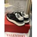 Valentino Women's Lacerunner Sneakers in Black Lace and Mesh