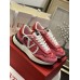 Valentino Women's Lacerunner Sneakers in Pink Lace and Mesh