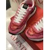 Valentino Women's Lacerunner Sneakers in Pink Lace and Mesh
