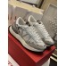 Valentino Women's Lacerunner Sneakers in White Lace and Mesh