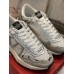 Valentino Women's Lacerunner Sneakers in White Lace and Mesh