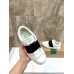 Valentino Women's Open For a Change Sneakers with Black Stripe Valentino Women's Open For a Change Sneakers with Black Stripe