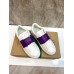 Valentino Women's Open For a Change Sneakers with Purple Stripe
