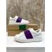 Valentino Women's Open For a Change Sneakers with Purple Stripe