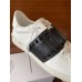 Valentino Women's Rockstud Untitled Sneakers with Black Stripe
