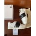Valentino Women's Rockstud Untitled Sneakers with Black Stripe