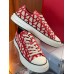 Valentino Totaloop Sneakers in Red Toile Iconographe Fabric Valentino Totaloop Sneakers in Red Toile Iconographe Fabric