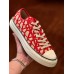 Valentino Totaloop Sneakers in Red Toile Iconographe Fabric Valentino Totaloop Sneakers in Red Toile Iconographe Fabric