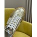 Valentino Women's Upvillage Sneaker in Gold Laminated Leather Valentino Women's Upvillage Sneaker in Gold Laminated Leather