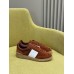 Valentino Women's Upvillage Sneaker in Brown Suede Leather