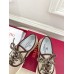 Valentino Women's Bay By Bay Sneakers in Beige Canvas