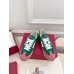 Valentino Women's Upvillage Sneakers in Green and Pink Leather
