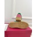 Valentino Women's Upvillage Sneakers in Green and Pink Leather