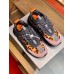 Versace Women's Black Chain Reaction Sneakers With Leopard Print Versace Women's Black Chain Reaction Sneakers With Leopard Print
