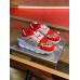 Versace Women's Red Chain Reaction Sneakers With Leopard Print Versace Women's Red Chain Reaction Sneakers With Leopard Print