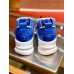 Versace Women's Chain Reaction Sneakers In Blue Mesh Versace Women's Chain Reaction Sneakers In Blue Mesh