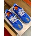 Versace Women's Chain Reaction Sneakers In Blue Mesh Versace Women's Chain Reaction Sneakers In Blue Mesh