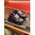 Versace Women's Black Chain Reaction Sneakers With Baroque Print